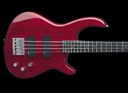 Dean Edge 1 4 String Electric Bass Guitar Trans Red 24 Fret Maple Neck www.tmscad.ecrater.com
