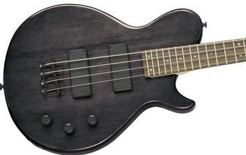 Dean EVO XM Trans Black Electric Bass 30" Scale Maple Neck Dual Humbuckers www.tmscad.ecrater.com