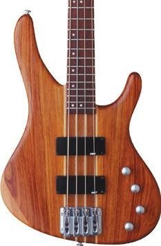 Washburn Force4K Natural Matte Bass w/ GB6 Case Bubinga Body FREE SHIPPING www.tmscad.ecrater.com