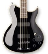 Washburn WB66BK Idol Bass w/ GB6 Case FREE SHIPPING Body Pearl Wing Inlay www.tmscad.ecrater.com