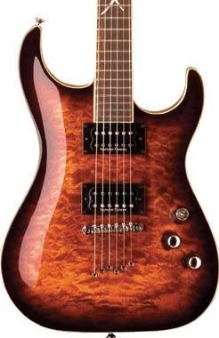 Washburn X50PROQCG Quilted Maple Cognac w/Case FREE SHIP String Thru Body www.tmscad.ecrater.com