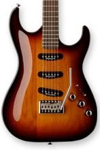 Washbrun X33 Gloss Tabacco Sunburst w/ Case FREE SHIP Carved Body www.tmscad.ecrater.com