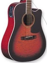 Washburn D10CEQSB Quilted Maple Sunburst Acoustic/Electric w/Case FREE SHIP www.tmscad.ecrater.com