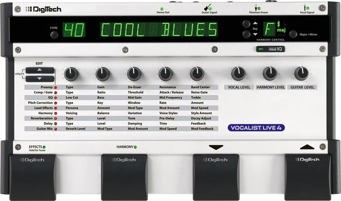 Digitech Vocalist Live4 Digital Vocal Processor www.tmscad.ecrater.com