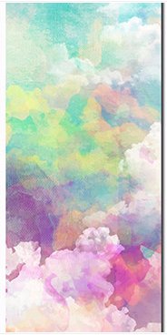 Just Doing Yoga Morganna Printed Mat Thick 5 mm 24 x 72 Pilates Decor Rug Gift Exercise Meditation