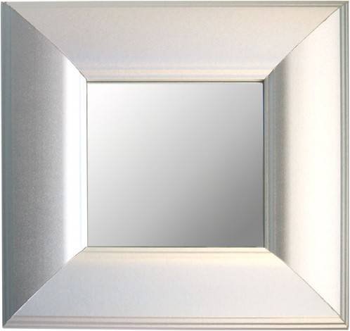 Mirror Dynamics Metallic Silver Finish Mirrors- Set of 3