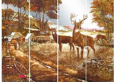 Mirror Dynamics Deer Family Mirrored Wall Art