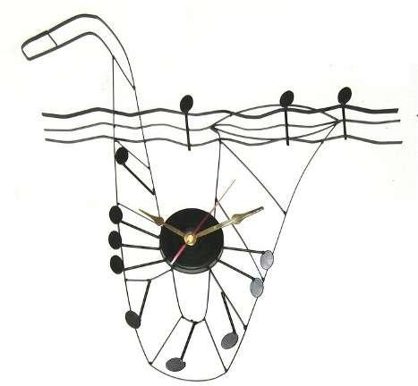 Saxophone Wall Clock