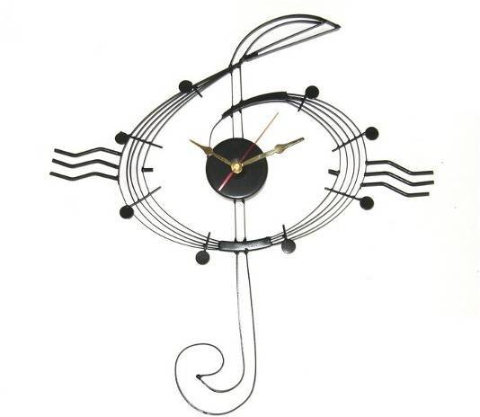 Treble Clef Wall Clock