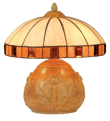 Meyda Tiffany Thistle Table Lamp