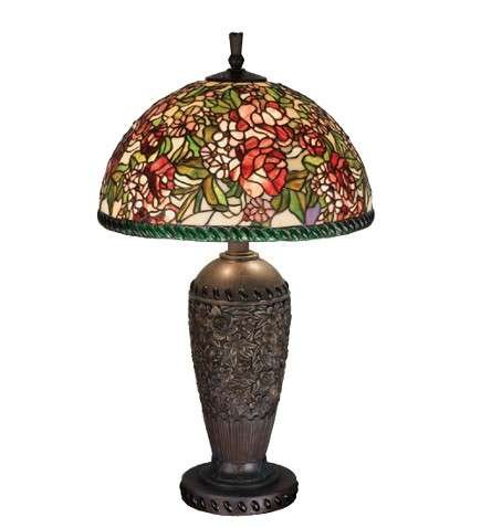 Meyda Tiffany Romance Rose Table Lamp