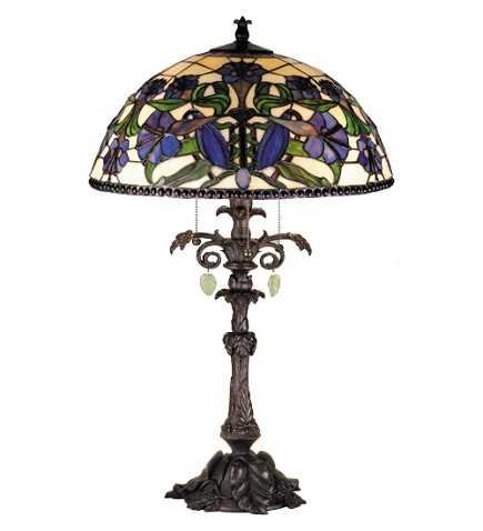 Meyda Tiffany Nouveau Lily Table Lamp