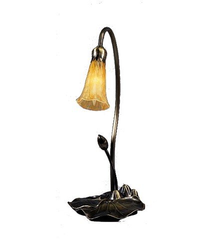 Meyda Tiffany Lily Amber Lamp