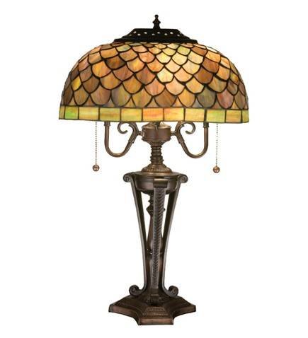 Meyda Tiffany Fishscale Table Lamp