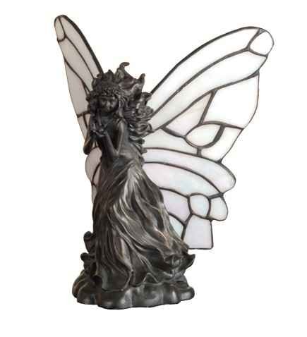 Meyda Tiffany Fairy with Ladybug Accent Lamp