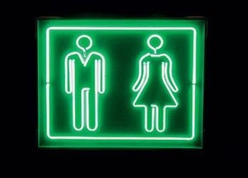Restroom Neon Business Sign