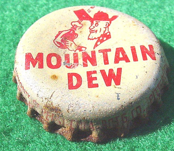 Bottle Cap - Vintage Mt. Dew (Pittsburgh, Kansas Pepsi Co.)