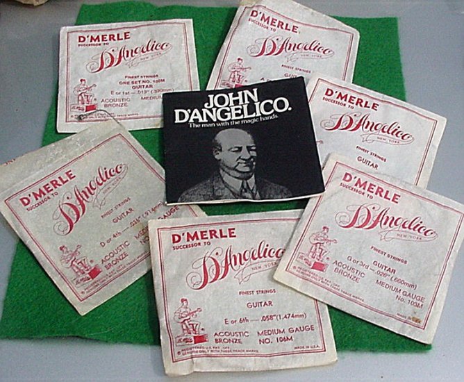 D'Merle Dangelico Guitar Strings