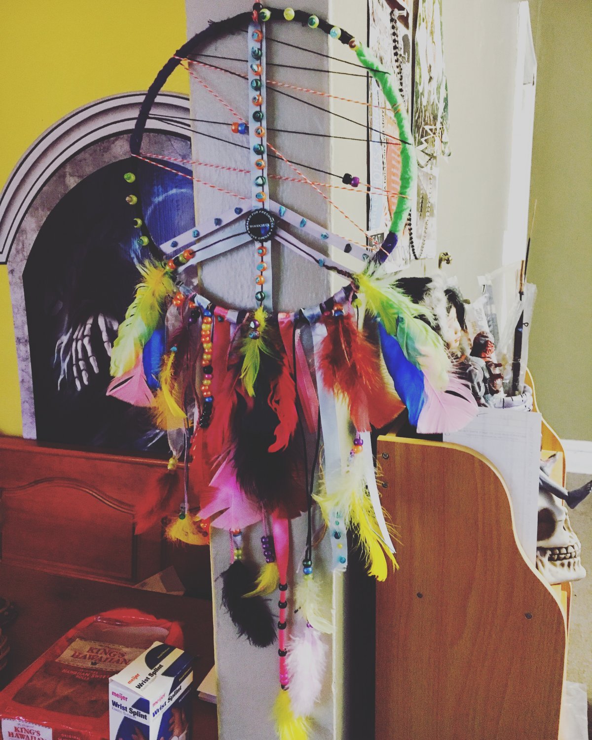 Large Rainbow Dreamcatcher