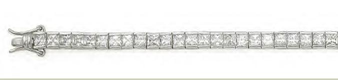 Princess Cut Tennis Bracelet