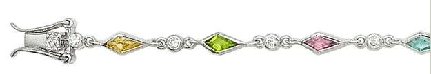 Multi-Color CZ Bracelet