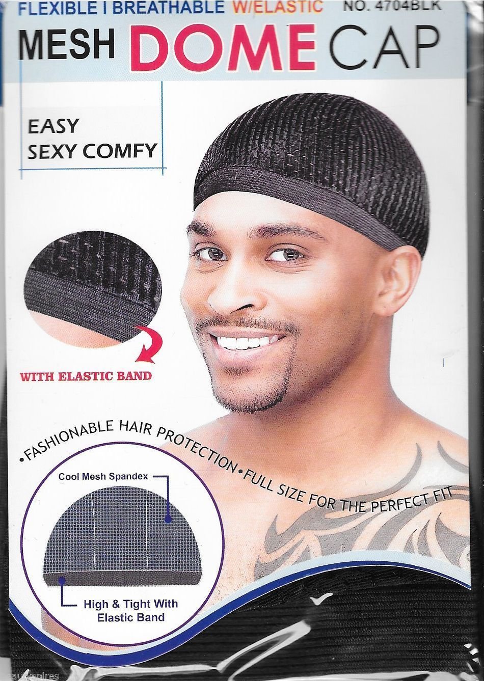 Murry Collection Mesh Dome Cap-4704BLK