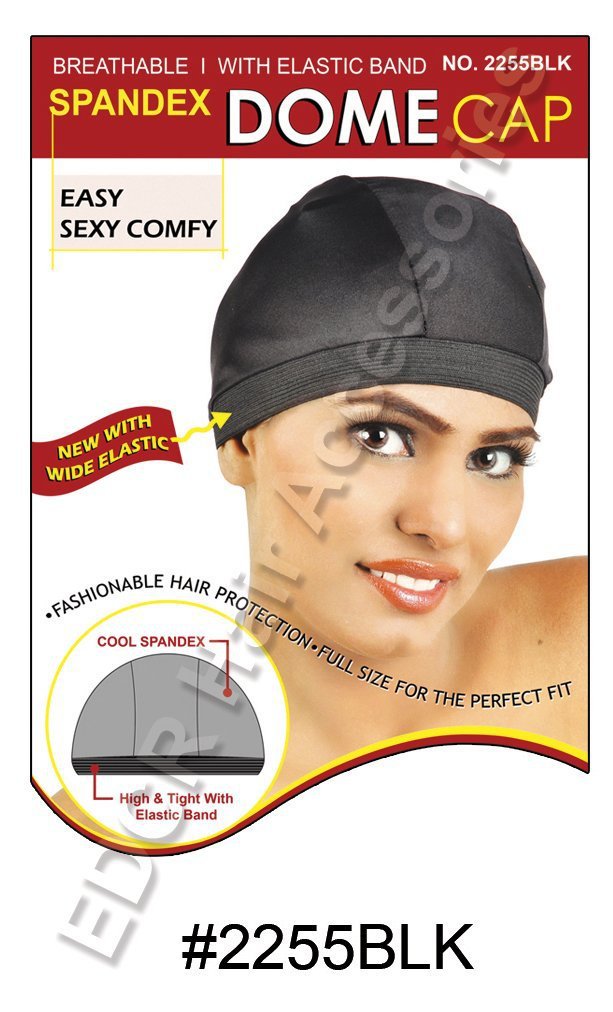 Murry Collection Spandex Dome Cap-2255BLK