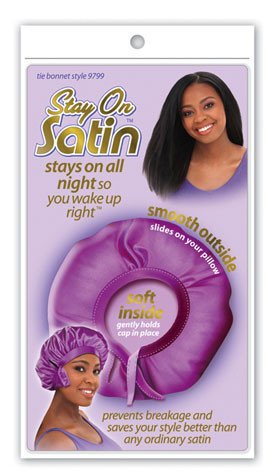 Stay On Satin Tie Bonnet Style 9799