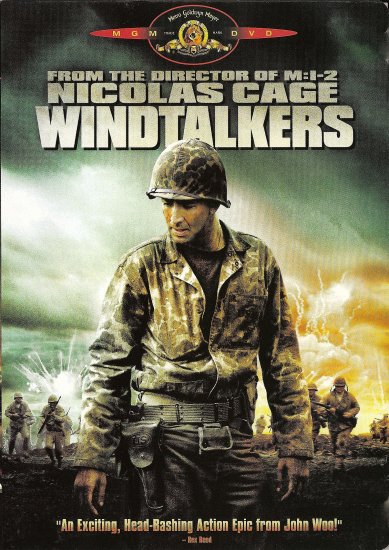WINDTALKERS. NICOLAS CAGE DVD