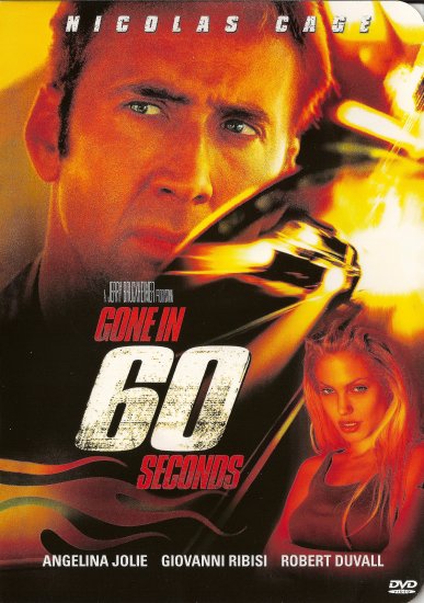 GONE IN 60 SECONDS. NICOLAS CAGE DVD