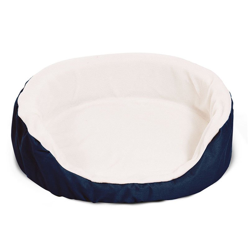 Majestic Pet Products 23x18 inches Blue Lounger Dog Bed-Small