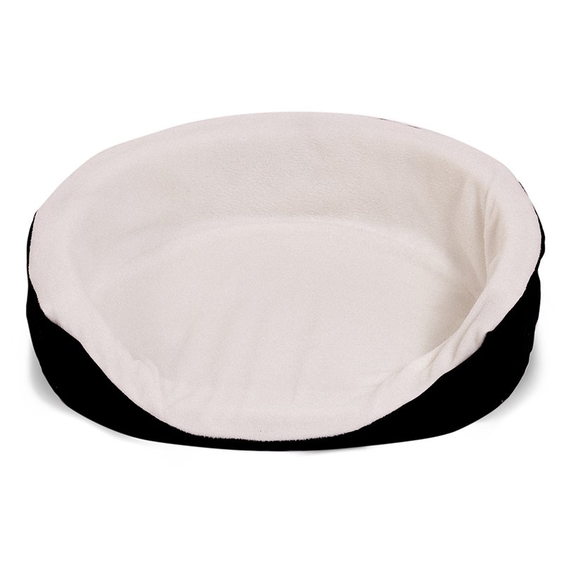 Majestic Pet Products 28x21 inches Black Lounger Dog Bed-Medium
