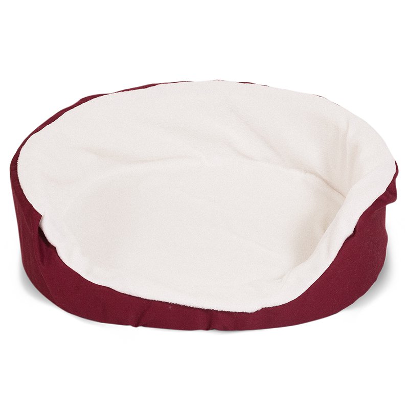 Majestic Pet Products 36x24 inches Burgundy Lounger Dog Bed-Large