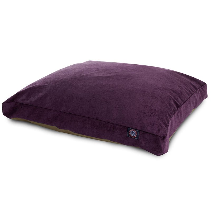 Majestic Pet Products Aubergine Villa Collection Large Rectangle Dog Bed