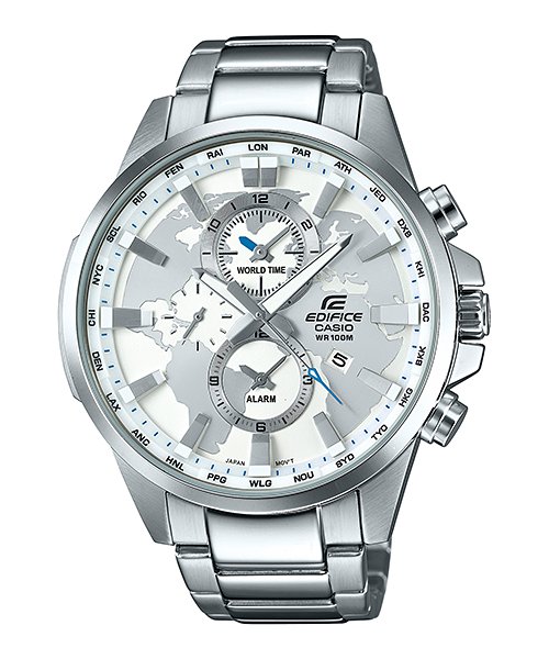Casio Edifice EFR-303D-7A Chronograph Stainless Steel Quartz Color White