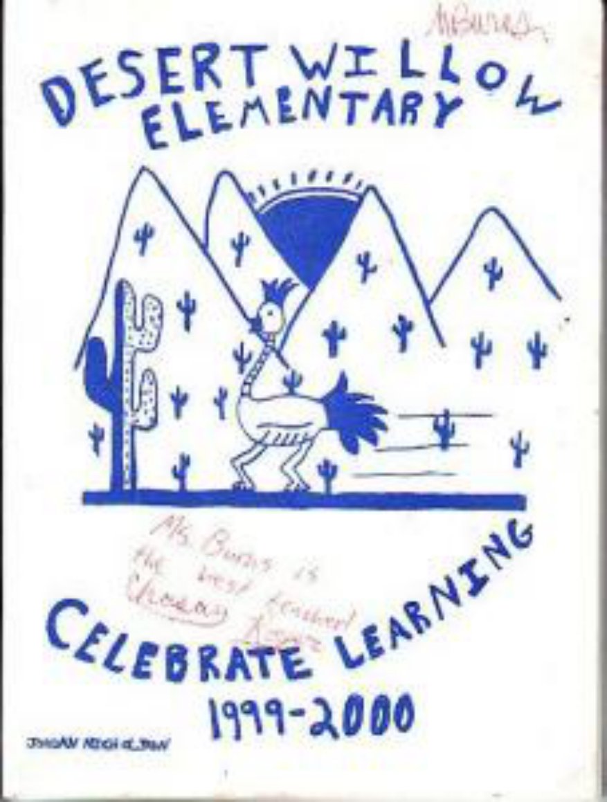 2000 Desert Valley Elementary School Cave Creek Yearbook Arizona
