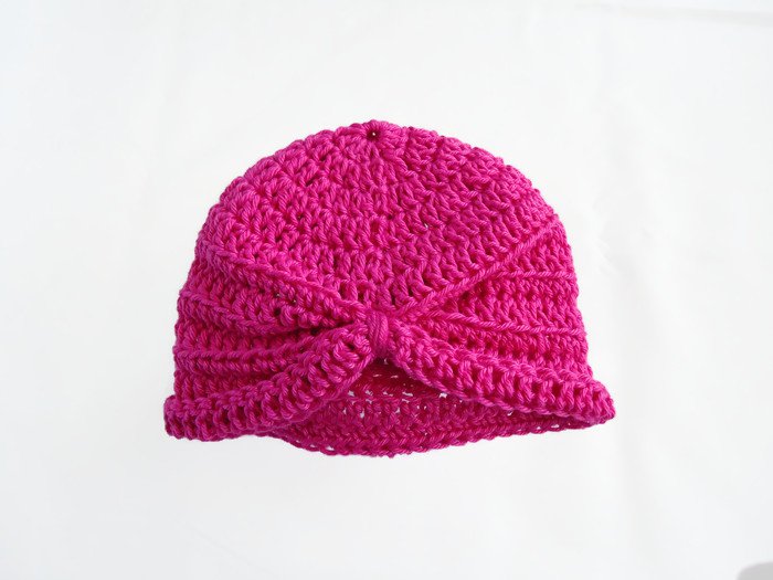 Pink turban baby hat, turban, baby hat crochet, baby gift, baby shower gift
