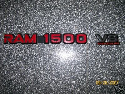 Dodge Ram Door Emblems