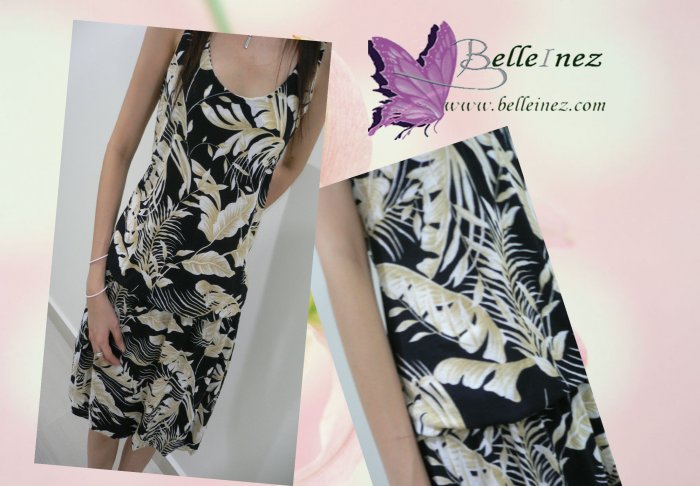 Beautiful Floral Dress With Elastic Waistline