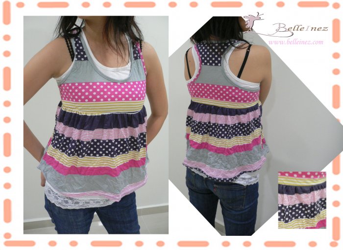 Sweet 2Pcs RacerBack Tank Top