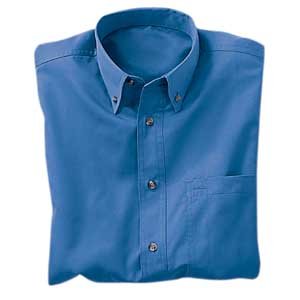 Heavyweight Easy Care Shirt, Blue, Small