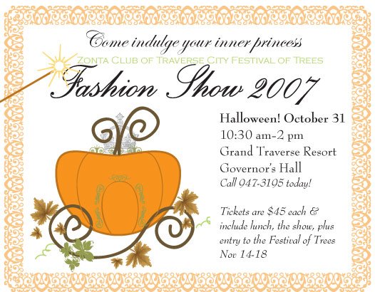 Ticket--Fashion Show 2007 10.31.07