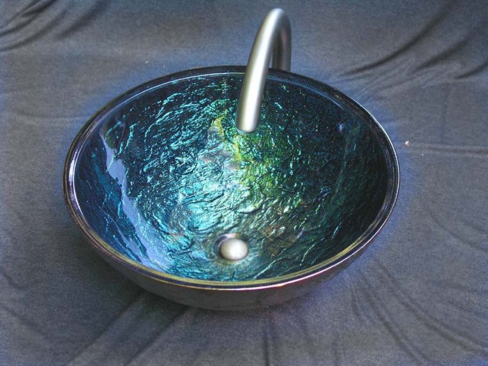 Blue Reflections 17" Vessel