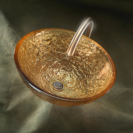 Champagne Gold 17" Vessel