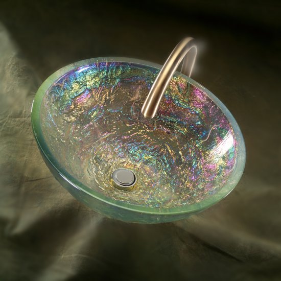 Crytal Reflections 17" Vessel