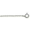 Solid Italian Sterling Silver 18 Inches Cable Chain