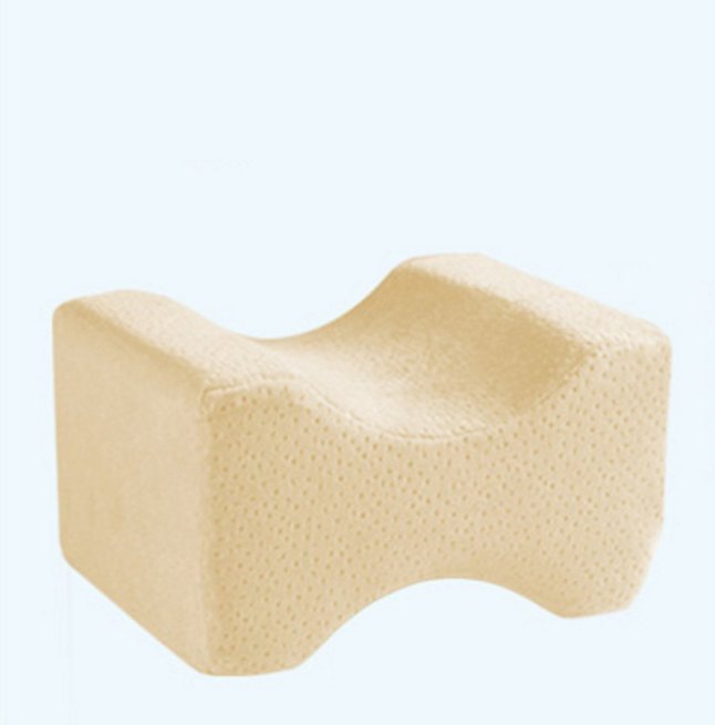 Knee Pregnance Pillow & Spine Foam Wedge Leg Cushion Sciatic Body Sleeping Pillow (Yellow)