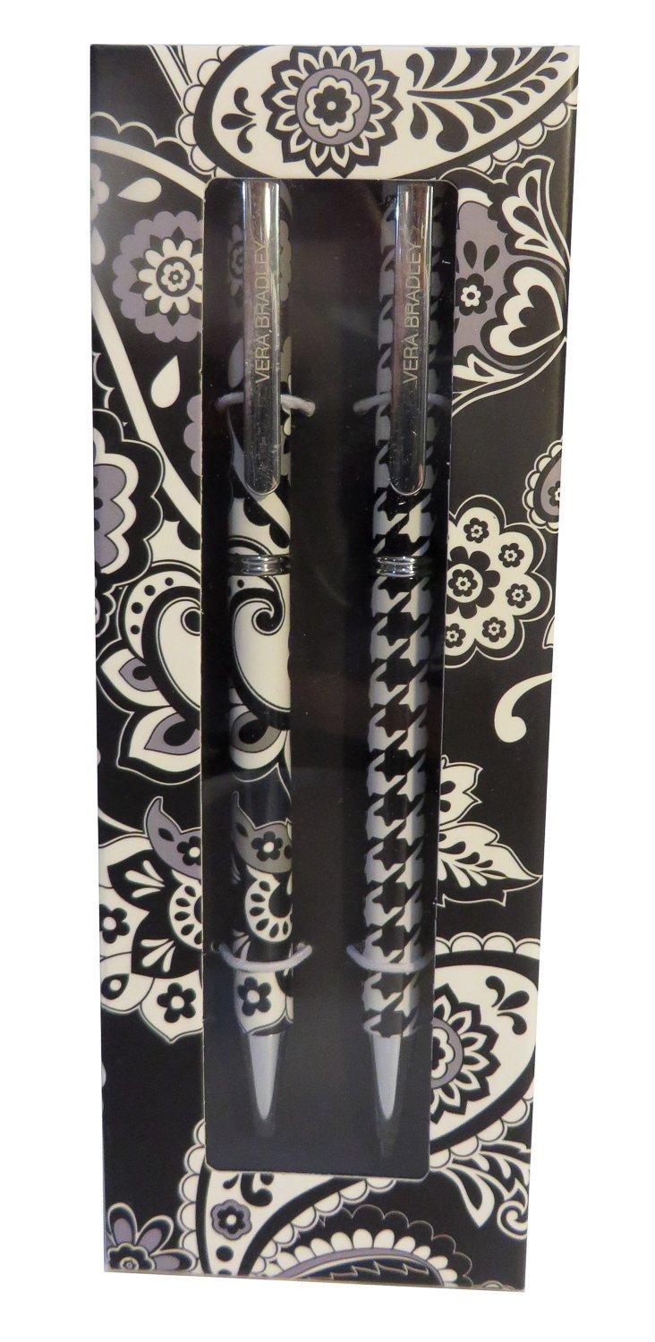 Vera Bradley Pen and Pencil Set - Midnight Paisley