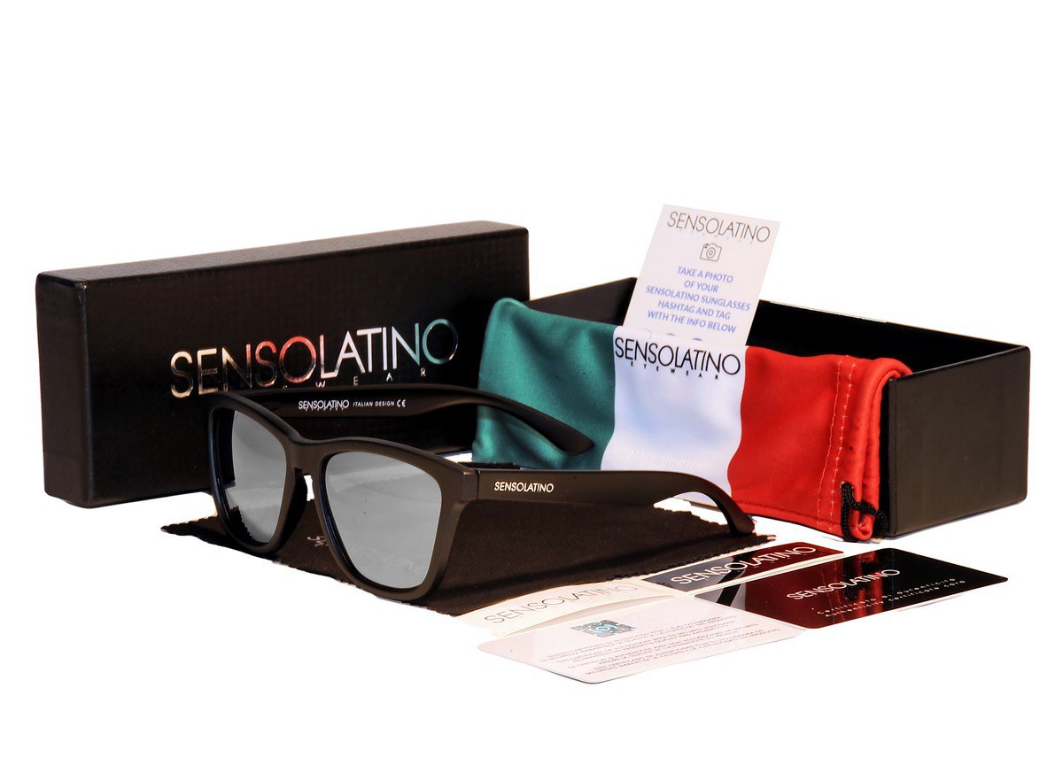 Sensolatino Italian Polarized Sunglasses Florence Silver