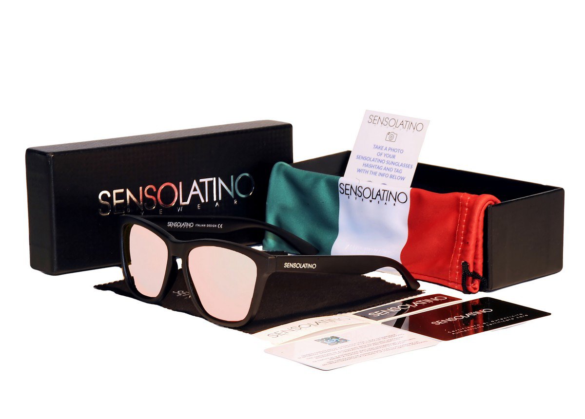 Sensolatino Italian Polarized Sunglasses Favignana Fuchsia